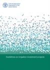 Image for Guidelines on irrigation investment projects