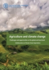 Image for Agriculture and climate change