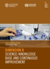 Image for Food control system assessment tool : Dimension D - science/knowledge base and continuous improvement