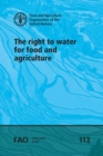 Image for The right to water for food and agriculture