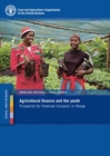 Image for Agricultural finance and the youth : prospects for financial inclusion in Uganda