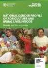 Image for National gender profile of agriculture and rural livelihood