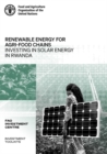 Image for Renewable energy for agrifood chains