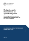 Image for Realigning policy interventions on agricultural prices
