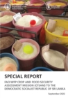 Image for FAO/WFP Crop and Food Security Assessment Mission (CFSAM) to the Democratic Socialist Republic of Sri Lanka : Special Report: September 2022