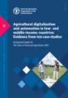 Image for Agricultural digitalization and automation in low- and middle-income countries