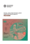 Image for Social analysis for inclusive agrifood investments : Field guide