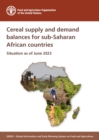 Image for Cereal supply and demand balances for sub-Saharan African countries