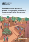 Image for Empowering rural women to engage in responsible agricultural investments (RAI) in Sierra Leone : Trainers&#39; manual