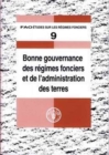 Image for Bonne gouvernance des regimes fonciers et de l&#39;administration des terres