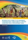 Image for Recherche sur le genre et les changements climatiques dans l&#39;agriculture et la securite alimentaire pour le developpement rural