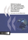 Image for OECD-Kodizes der Liberalisierung des Kapitalverkehrs und der laufenden unsichtbaren Operationen Leitfaden fur den Benutzer