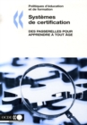 Image for Politiques D&#39;Ducation Et de Formation Systmes de Certificati