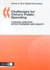 Image for Challenges for China&#39;s Public Spending, Toward Greater Effectiveness and Equity