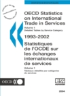 Image for Oecd Statistics On International Trade in Services 1993-2002