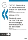 Image for Oecd Statistics On International Trade in Services: Vol. 2 Detailed Tables By Partner Country 1999-2002