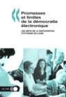 Image for Promesses et limites de la democratie electronique les defis de la participation citoyenne en ligne