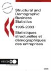 Image for Structural and Demographic Business Statistics 1996-2003