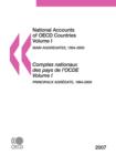 Image for National Accounts of OECD Countries 2007, Volume I, Main Aggregates