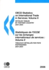 Image for OECD statistics on international trade in services.: (Detailed tables by partner country 2001-2004) : Vol. 2,