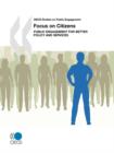 Image for Focus on citizens  : public engagement for better policy and services