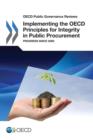 Image for Implementing the OECD principles for integrity in public procurement : progress since 2008