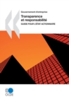 Image for Gouvernement D&#39;Entreprise Transparence Et Responsabilite : Guide Pour L&#39;Etat Actionnaire