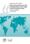 Image for Policy ownership and aid conditionality in the light of the financial crisis: a critical review