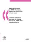 Image for National Accounts of OECD Countries 2008, Volume IIa, Detailed Tables