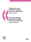 Image for National Accounts of OECD Countries 2008, Volume IIb, Detailed Tables