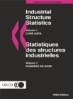 Image for Industrial Structure Statistics: Vol. 1: Core Data - Vol. 2: Energy Consumption 1999 Edition.