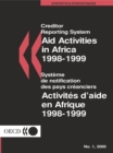Image for Creditor Reporting System On Aid Activities: Aid Activities in Africa 1998/