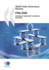 Image for OECD Public Governance Reviews: Finland 2010 Working Together To Sustain Success