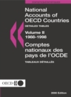 Image for National Accounts of Oecd Countries: Detailed Tables 1988/1998 Volume 2 - C