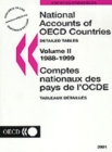 Image for National Accounts of Oecd Countries: Detailed Tables 1988/1999 2001 Edition Volume 2 - Comptes Nationaux Des Pays De L&#39;ocde: Tableaux D?taill?s 1988/1999 Edition 2001 Volume 2.