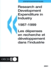 Image for Research and Development Expenditure in Industry 2001