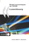 Image for Etudes ?conomiques De L&#39;ocde: Luxembourg - Volume 2003-15.