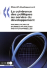 Image for LA Dimension Du Developpement Integrating Development: Promoting Effective Institutions in Oecd Countries.