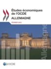 Image for Etudes Economiques De L&#39;Ocde : Allemagne 2012