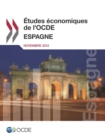 Image for Etudes Economiques De L&#39;Ocde : Espagne 2012