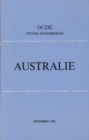 Image for Etudes economiques de l&#39;OCDE : Australie 1976