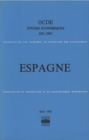 Image for Etudes economiques de l&#39;OCDE : Espagne 1982
