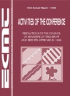 Image for Activities of the Conference: Resolutions of the Council of Ministers of Transport and Reports Approved 1998