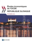 Image for Etude Economique De L&#39;Ocde : Republique Slovaque 2012