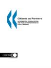 Image for Citizens as partners  : information, consultation and public participation in policy-making