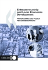 Image for Entrepreneurship and Local Economic Development: Programme and Policy Recommendations.