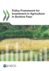 Image for Policy Framework For Investment In Agriculture In Burkina Faso