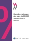 Image for Comptes Nationaux Des Pays De L&#39;Ocde, Volume 2013 Issue 2 : Tableaux Detailles