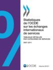 Image for Statistiques de L&#39;Ocde Sur Les Echanges Internationaux de Services, Volume 2013 Issue 1 : Tableaux Detailles Par Categories de Services