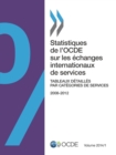 Image for Statistiques de l&#39;OCDE sur les echanges internationaux de services, Volume 2014 Issue 1 Tableaux detailles par categories de services